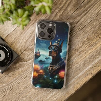 Doberman Magnetic Clear Impact Cases - iPhone - Magic - Image 24