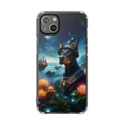 Doberman Magnetic Clear Impact Cases - iPhone - Magic - Image 37