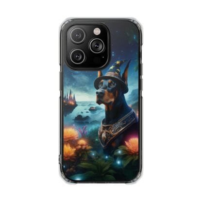 Doberman Magnetic Clear Impact Cases - iPhone - Magic - Image 31