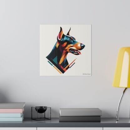 Doberman Matte Canvas, Stretched, 0.75" - Doberman Art II - Image 24