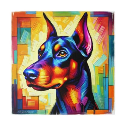 Doberman Matte Canvas, Stretched, 0.75" - brilliant colors - Image 13