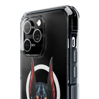 Doberman Magnetic Clear Impact Cases - iPhone - Scary - Image 46