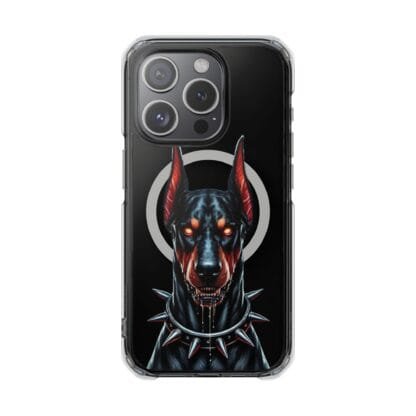 Doberman Magnetic Clear Impact Cases - iPhone - Scary - Image 7